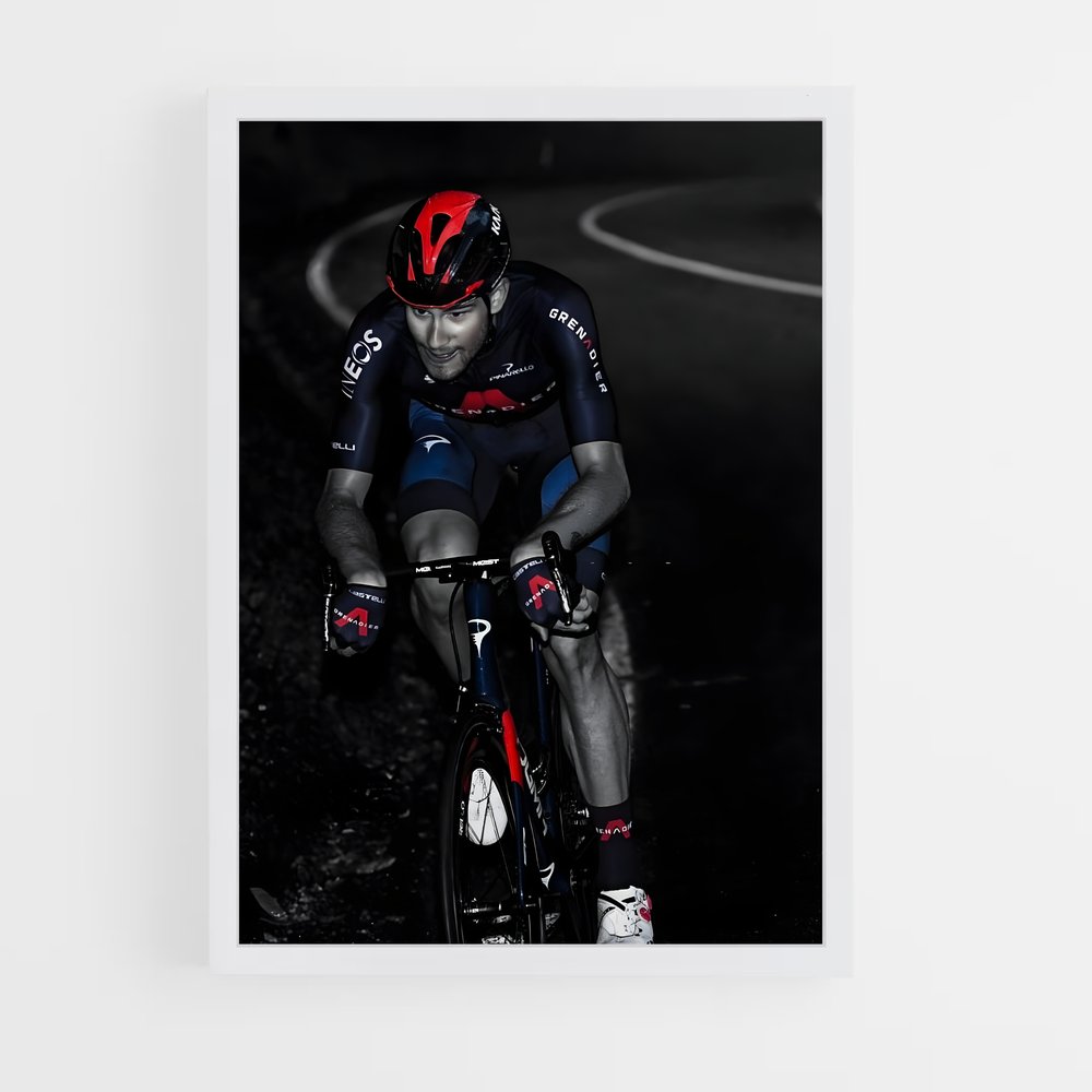 Poster Piste et Passion – affiche Cyclisme (vue 3)